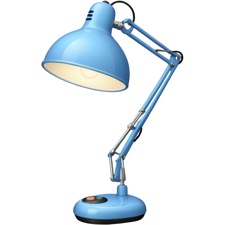Luxo Jr. white lamp Pixar emoji