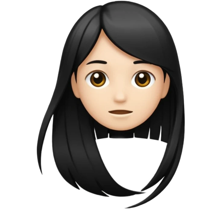 single hair emoji