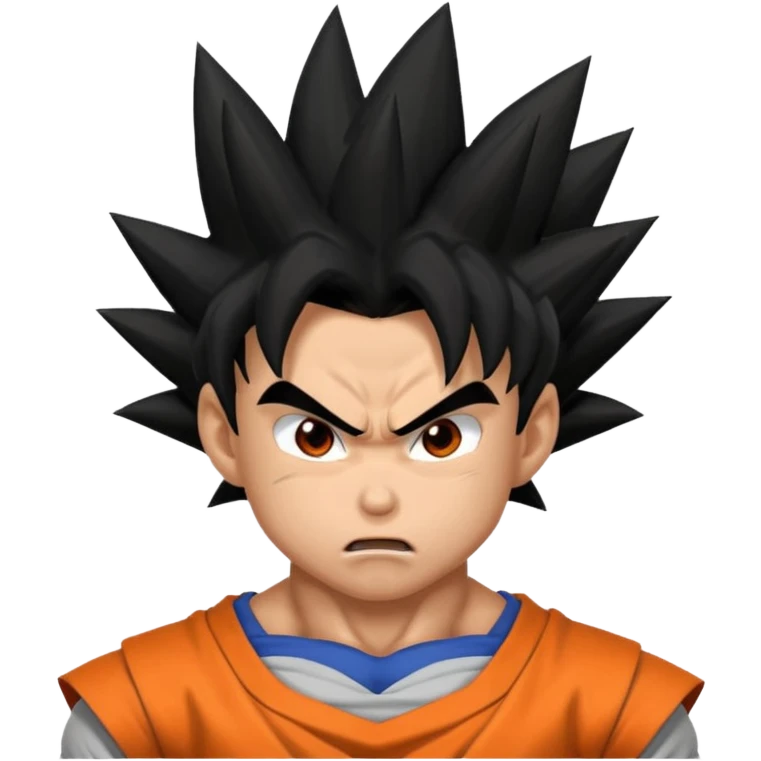 Goku angry emoji