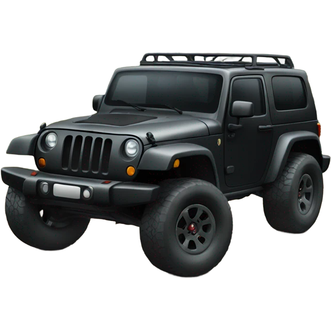 Black jeep trailhawk  emoji
