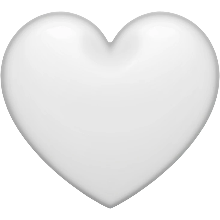 Thin Hollow Heart thinly  outline lines emoji