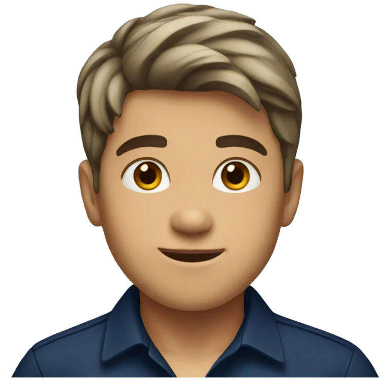 boy in navy shirt emoji