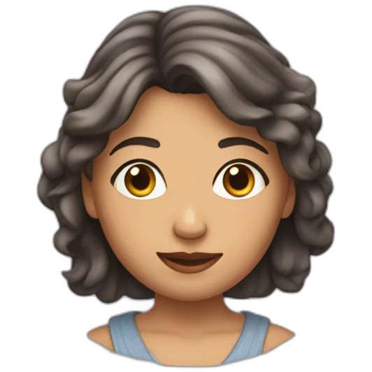 Une fille lebiaine emoji
