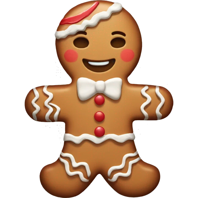 Cute gingerbread cookie  emoji