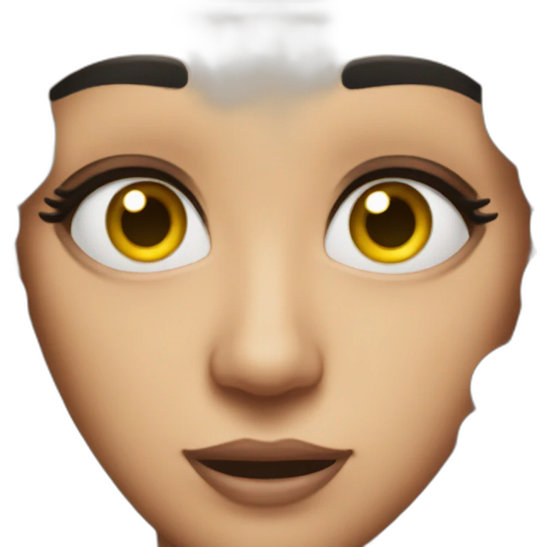 Boombastic side eyes emoji