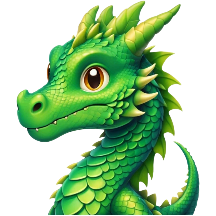 Head cute dragon emoji