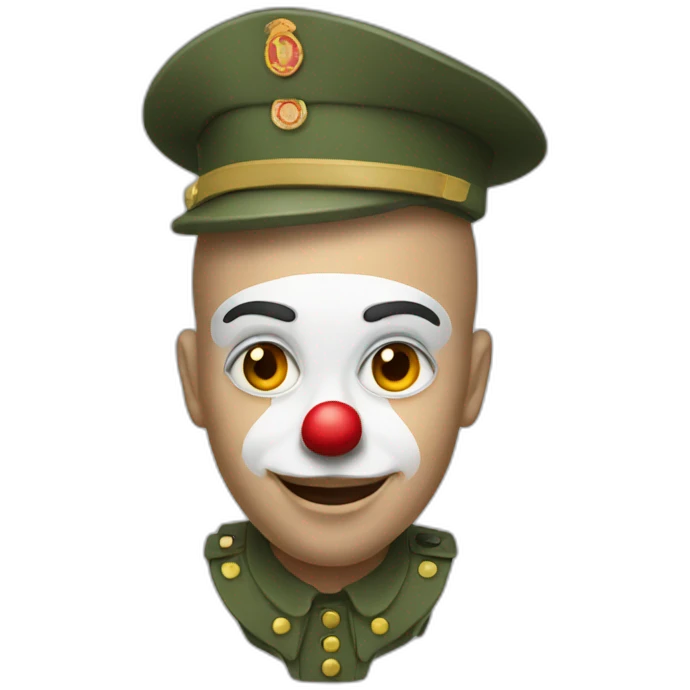 military-clown emoji