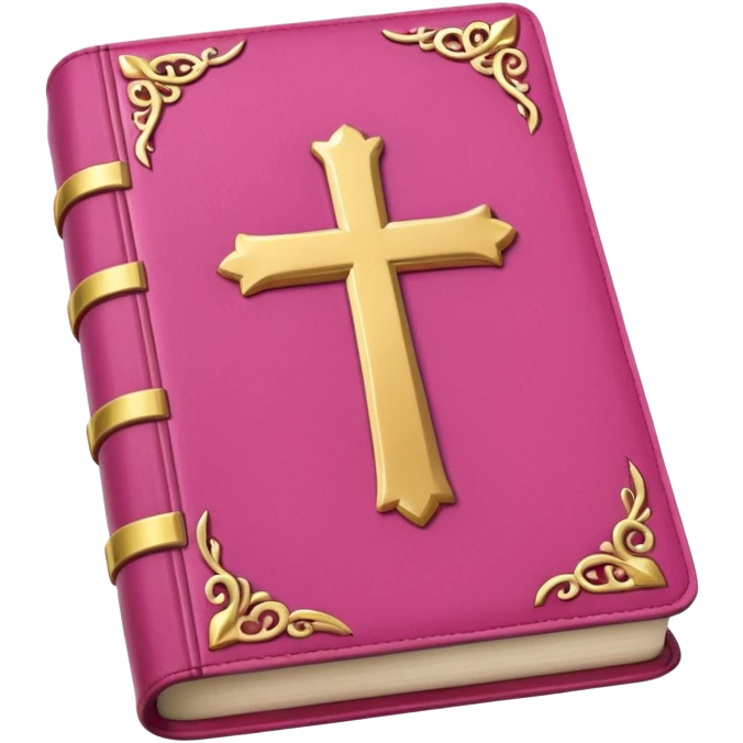 Pink bible  emoji