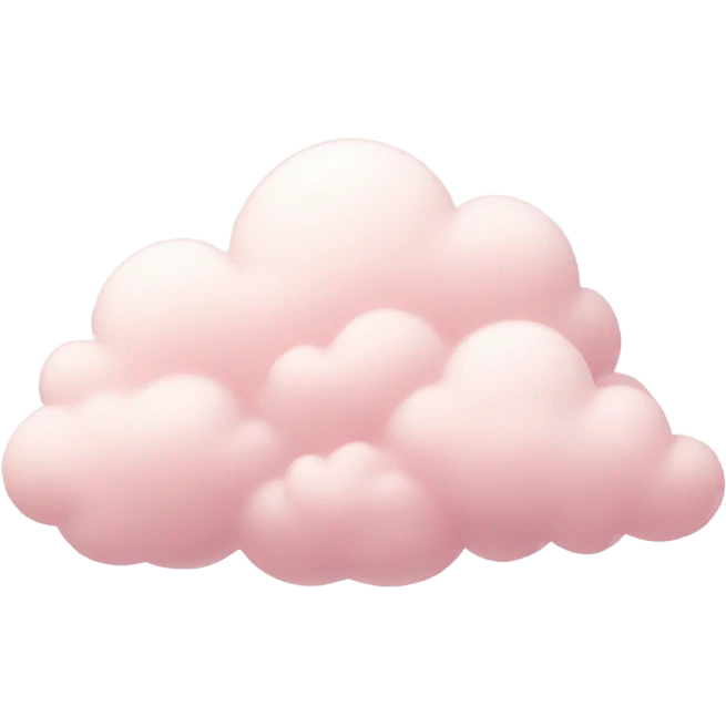 Soft pink cloud aesthetic  emoji