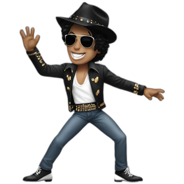 michael jackson dancing emoji