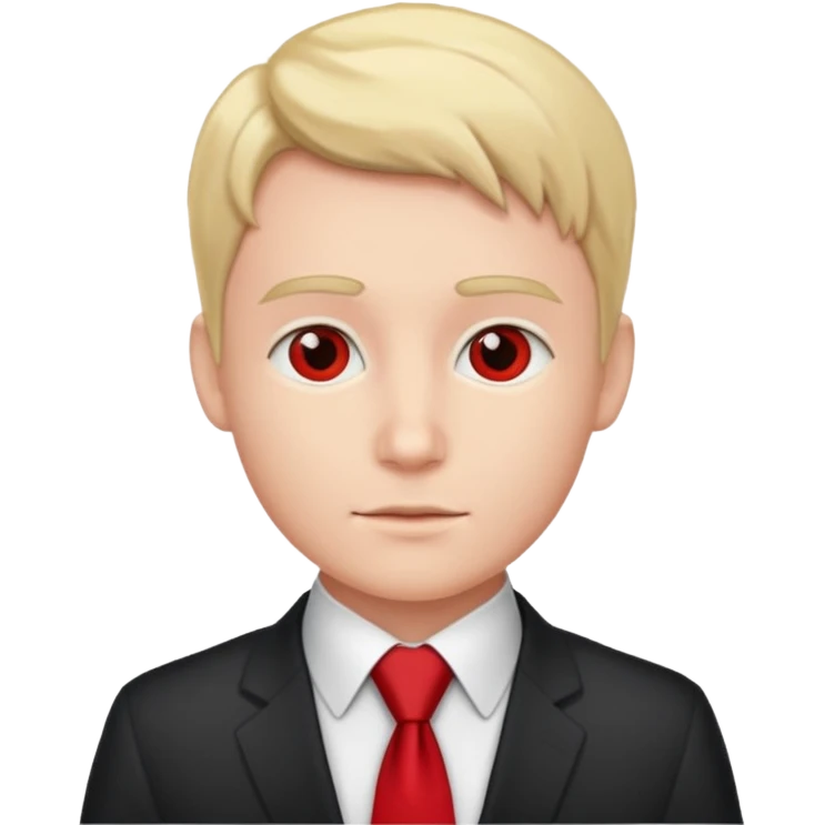 human with red tie emoji
