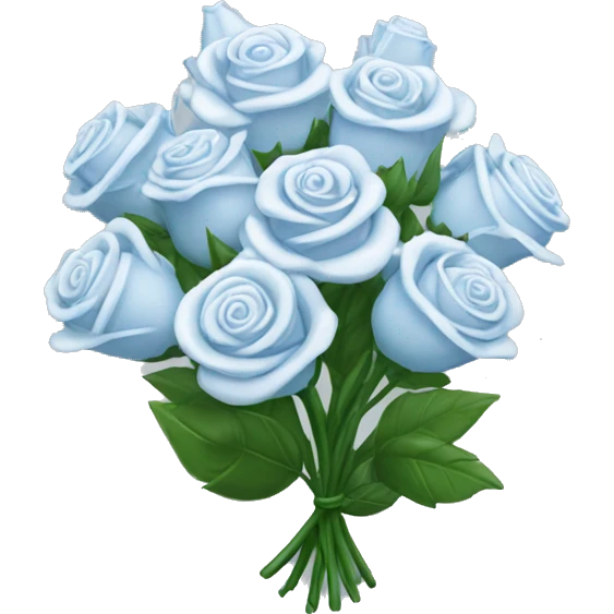 crystal roses bouquet  emoji