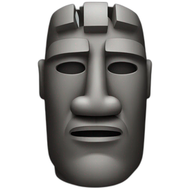 Moai emoji