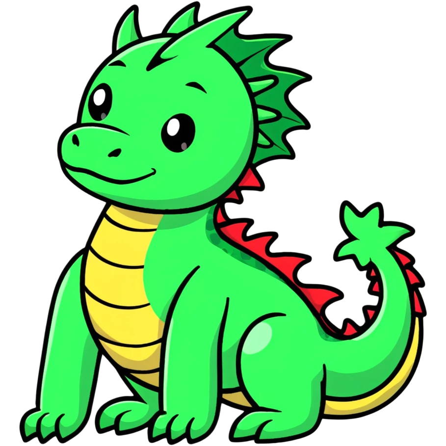 Dragon Haku from Spirited Away emoji