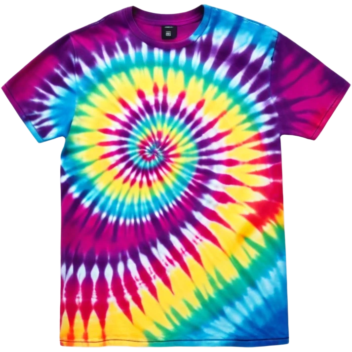 1990’s dark tie dye shirt emoji