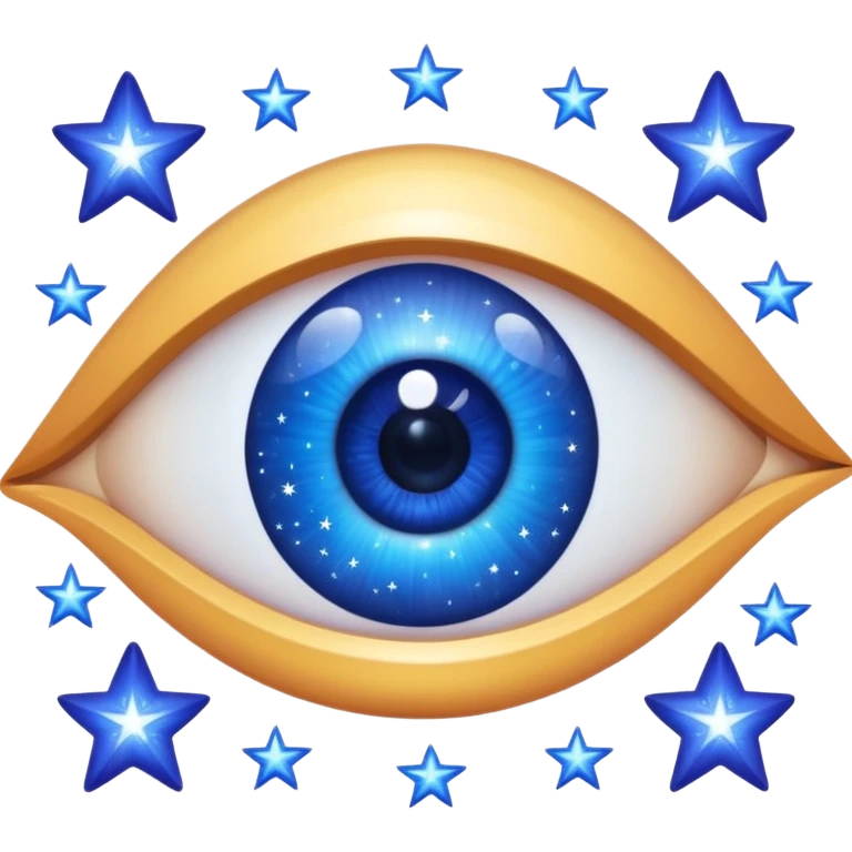 Eye with stars  emoji