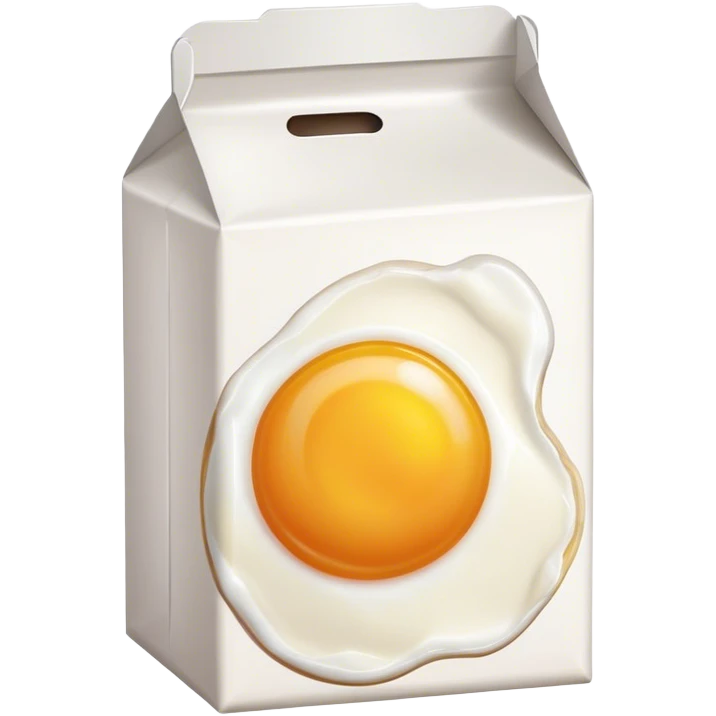 milk carton with egg picture emoji