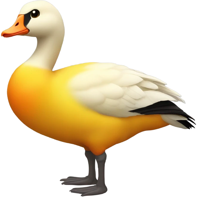 Yellow goose emoji