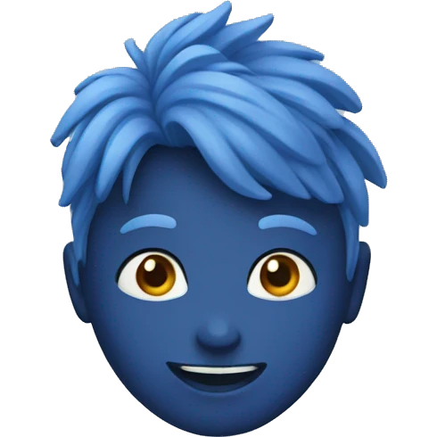 indigo heart emoji