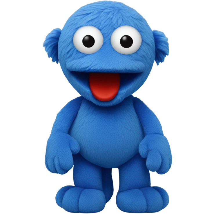 Blue Elmo  emoji