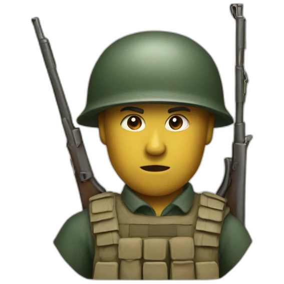 infantry symbol emoji