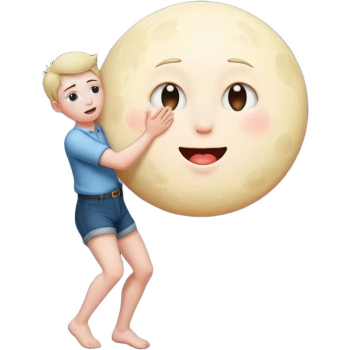 Mooning emoji