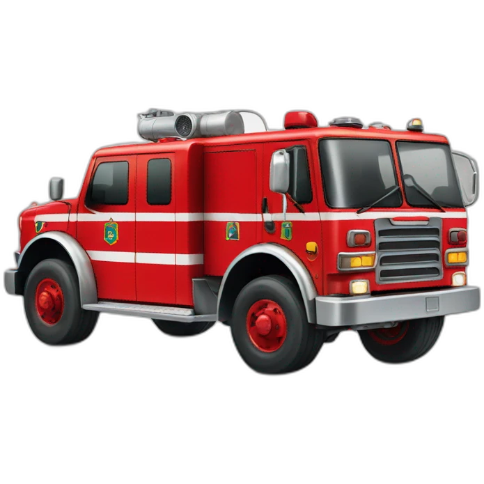 Camión de bomberos emoji