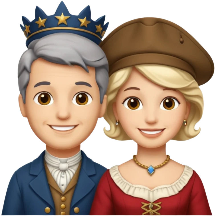 Liberty and Franklin  emoji