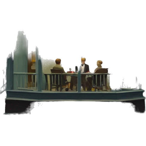 Edward hopper night emoji