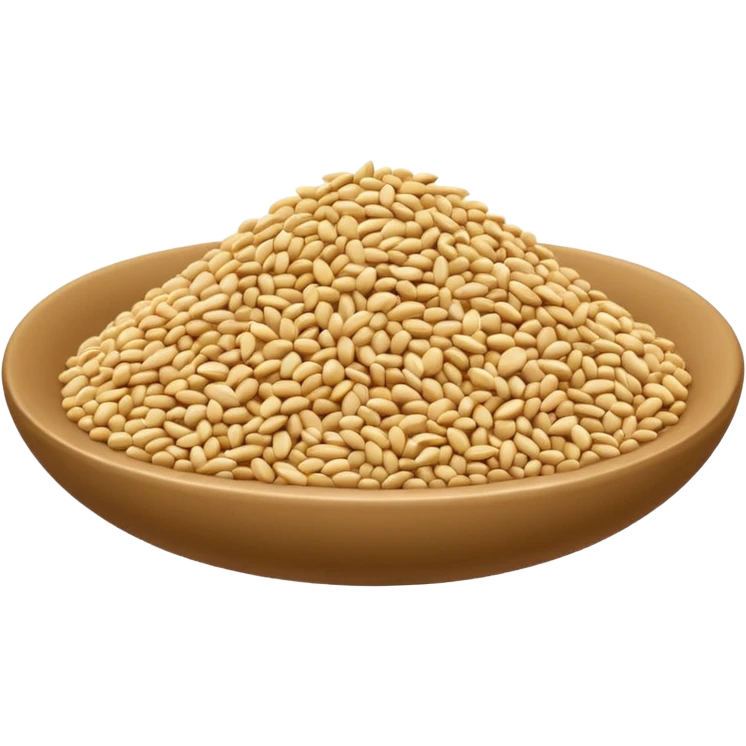 a bunch of sesame seeds emoji