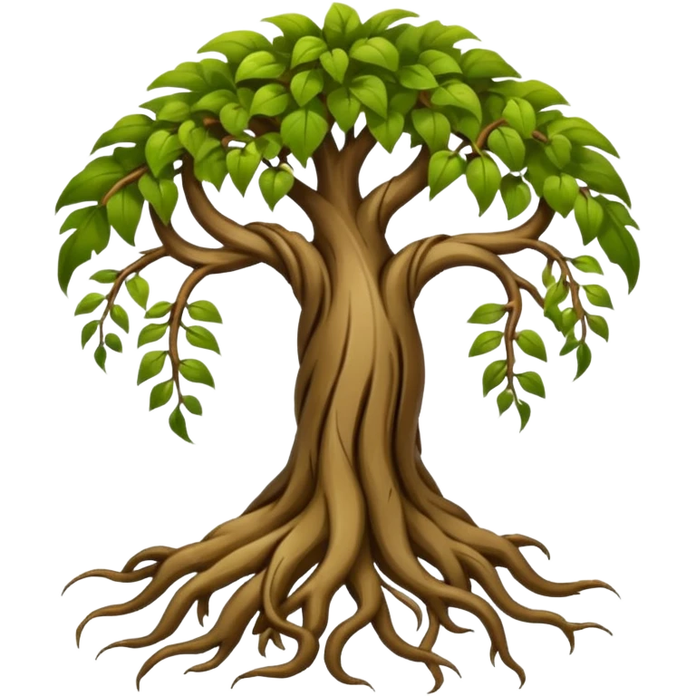 Simple sparse Plant roots emoji