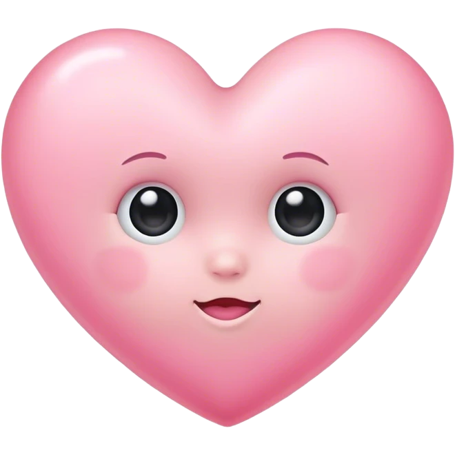 Baby pink heart  emoji