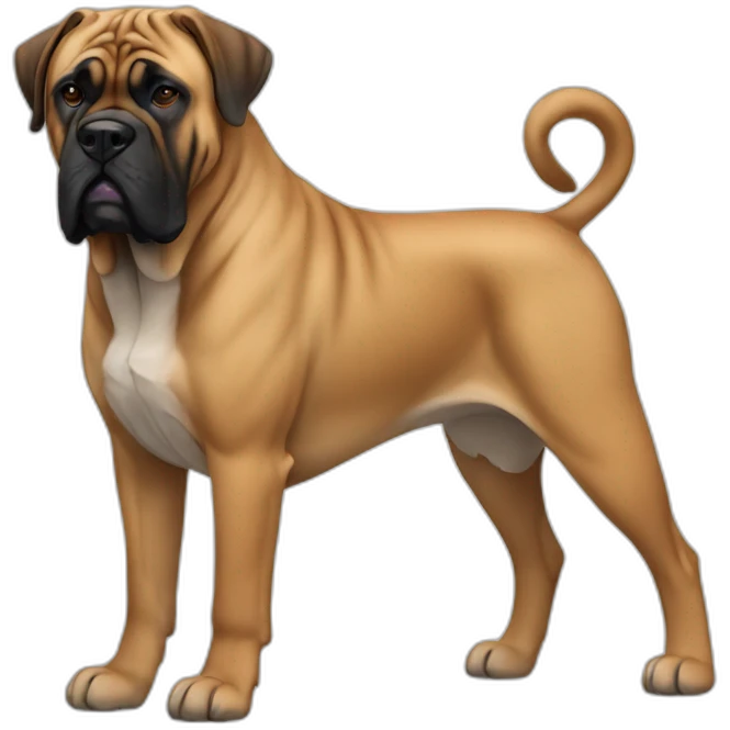 Bullmastiff Dog Full Body emoji