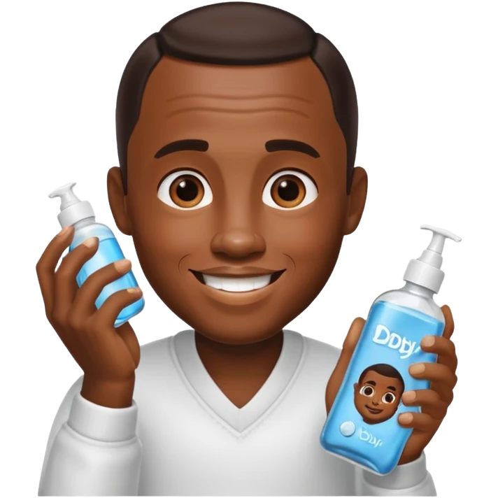 Make an emoji of Diddy with baby oil emoji