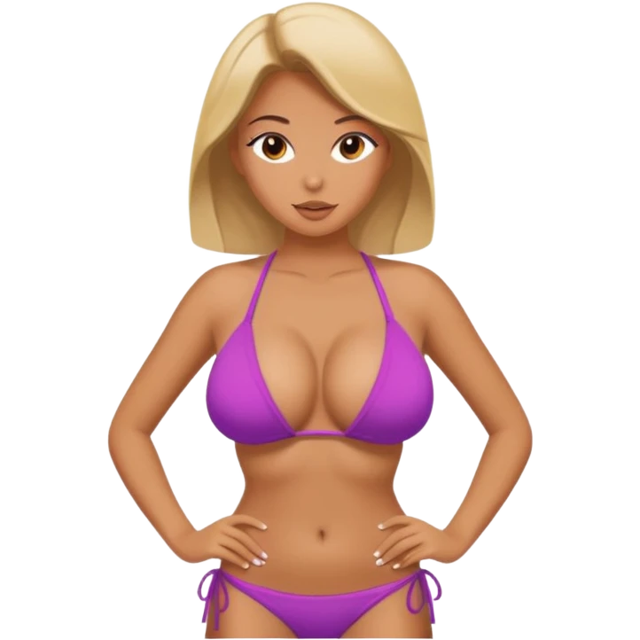 Demon boobs emoji