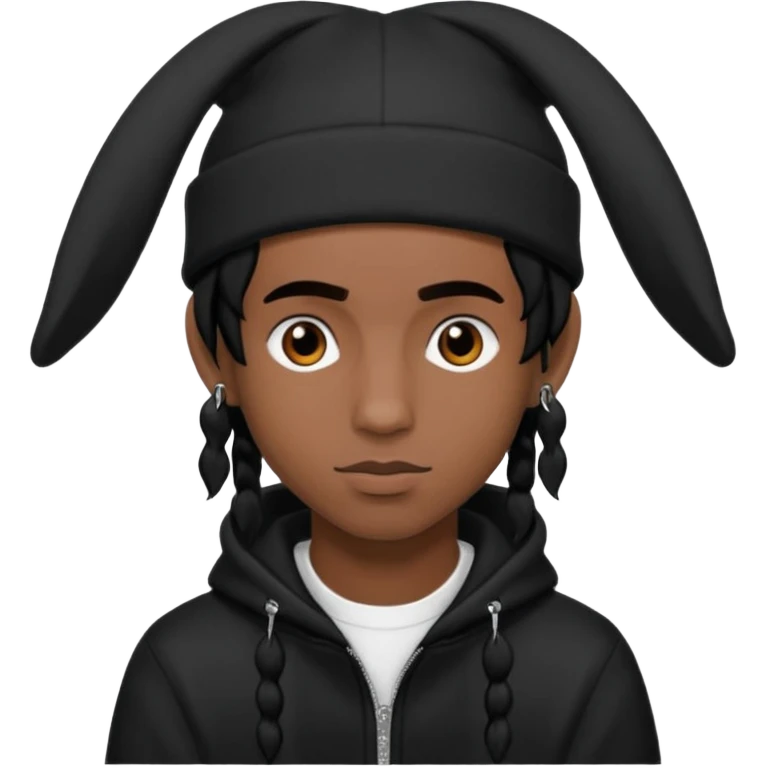 Bonnet à oreilles longues et pointues de playboi carti  emoji