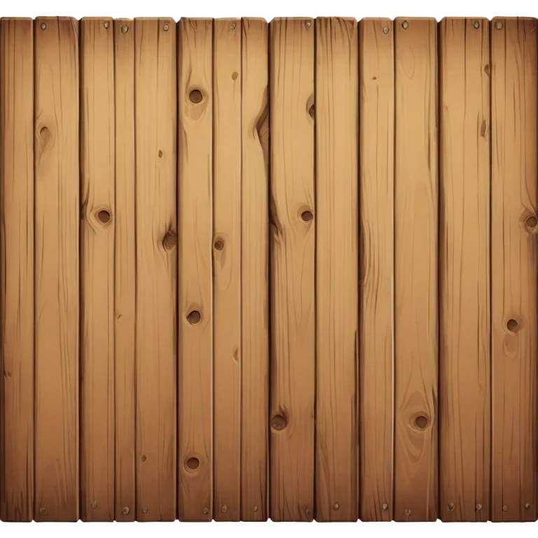Wooden wall emoji