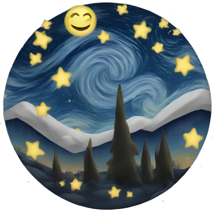 Starry night  emoji