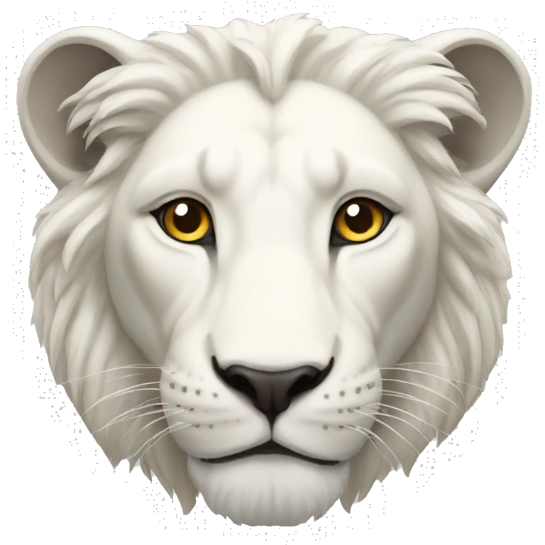 White lion emoji