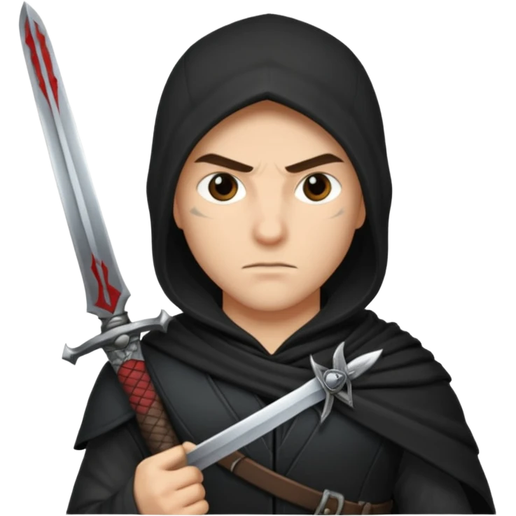 asasin with sword emoji