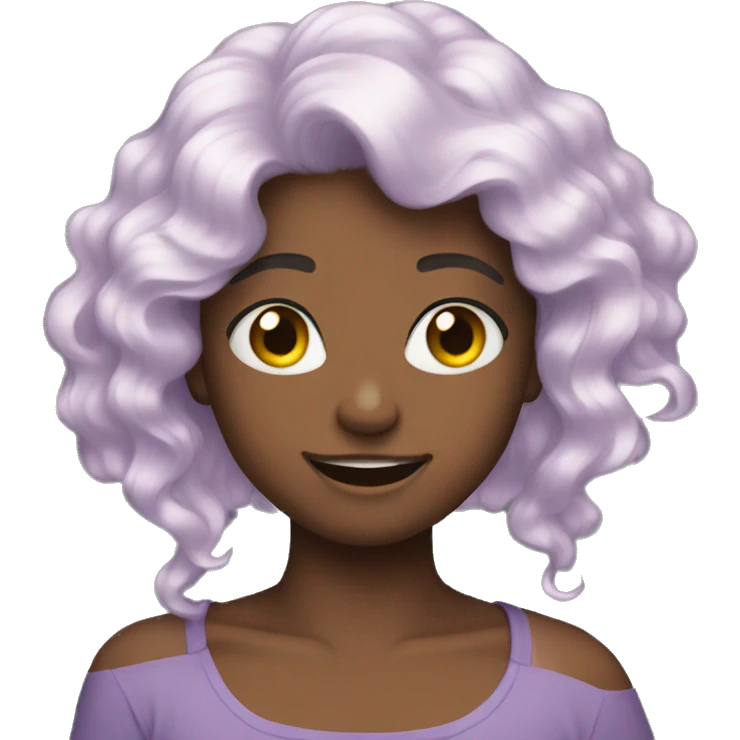 Iridescent emojis emoji