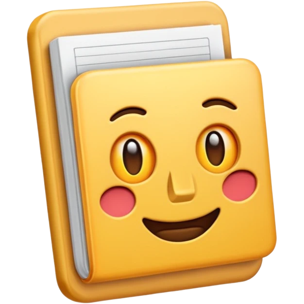 Блокнот 3D emoji