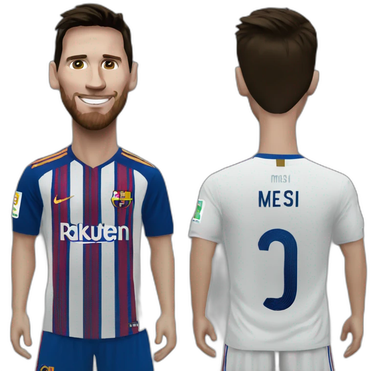 Messi Cristiano  emoji