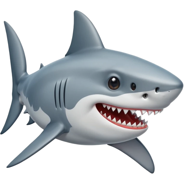 shark winking emoji