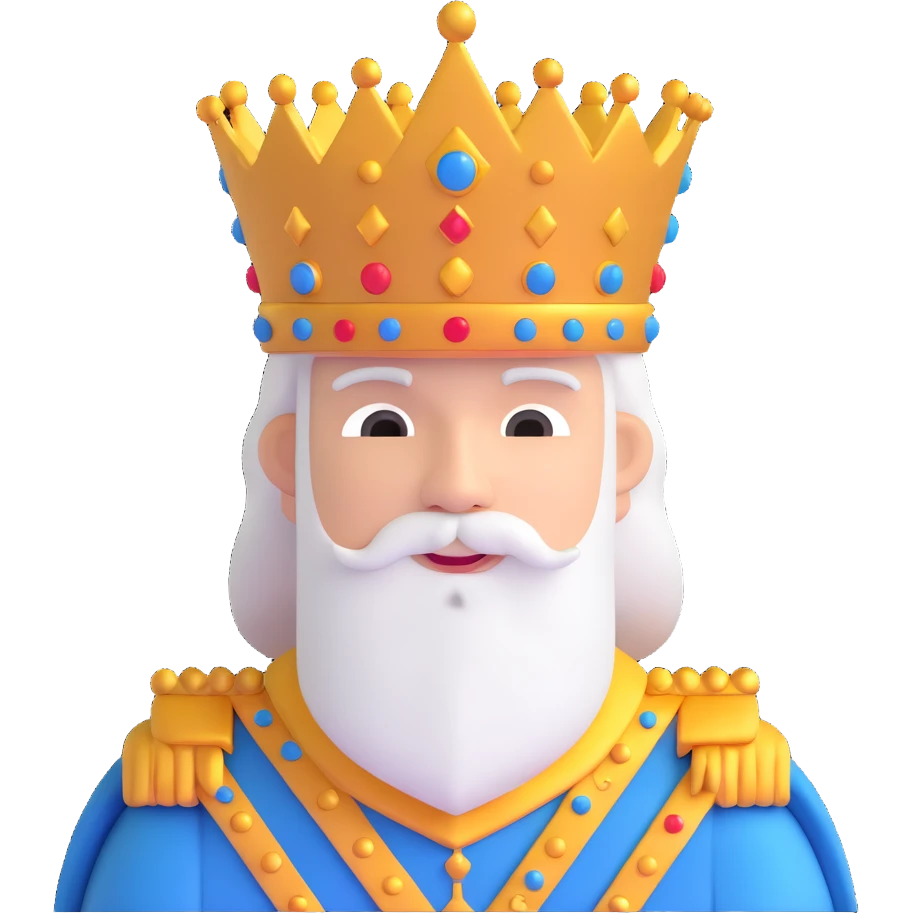 king with crown emoji