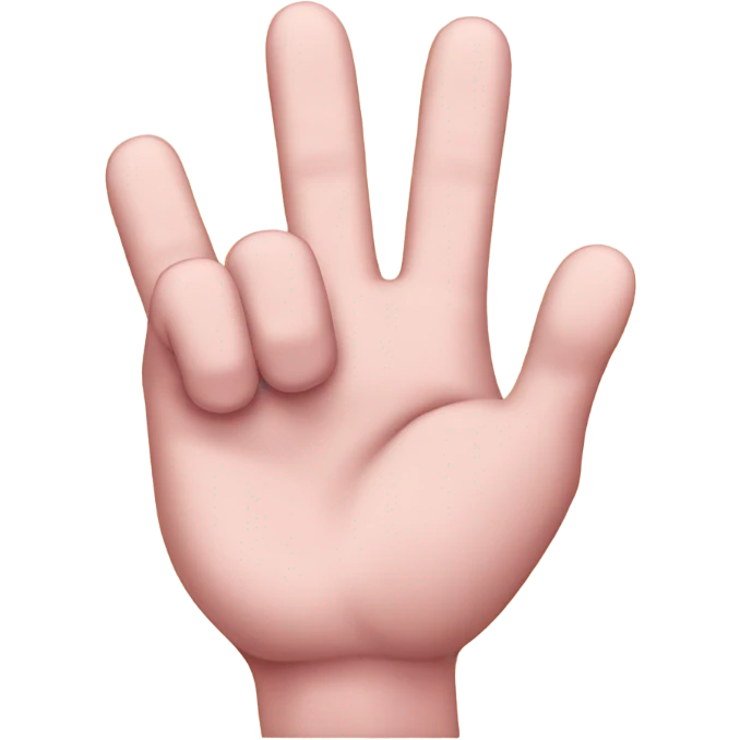 Sticking out pinky finger emoji
