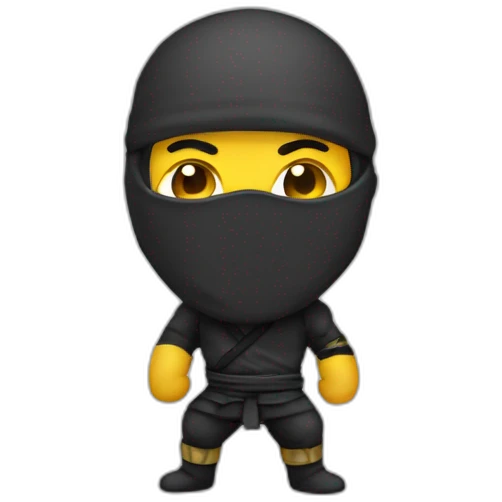 ninja dinero y computador emoji