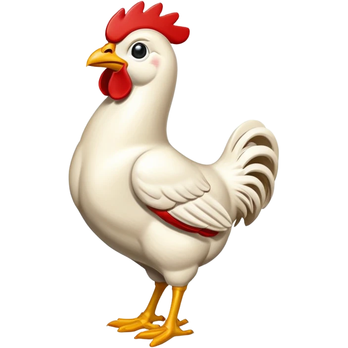 Raising Canes logo with chicken mascot emoji