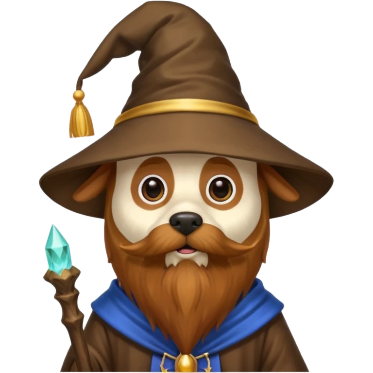 Dog wizard emoji
