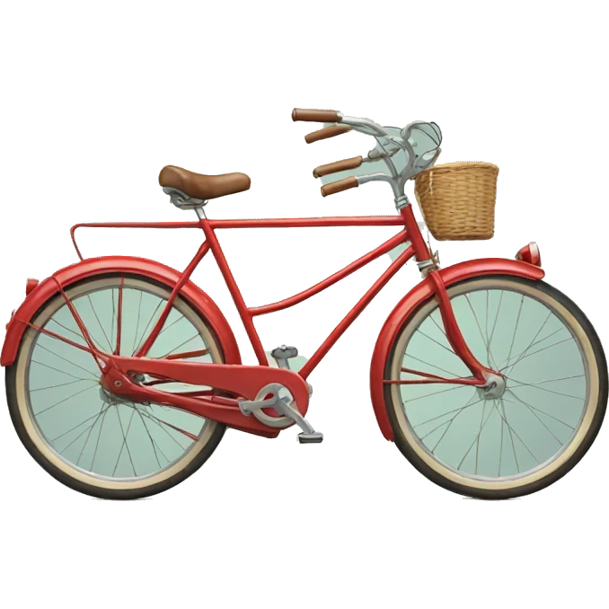  vintage red bike emoji